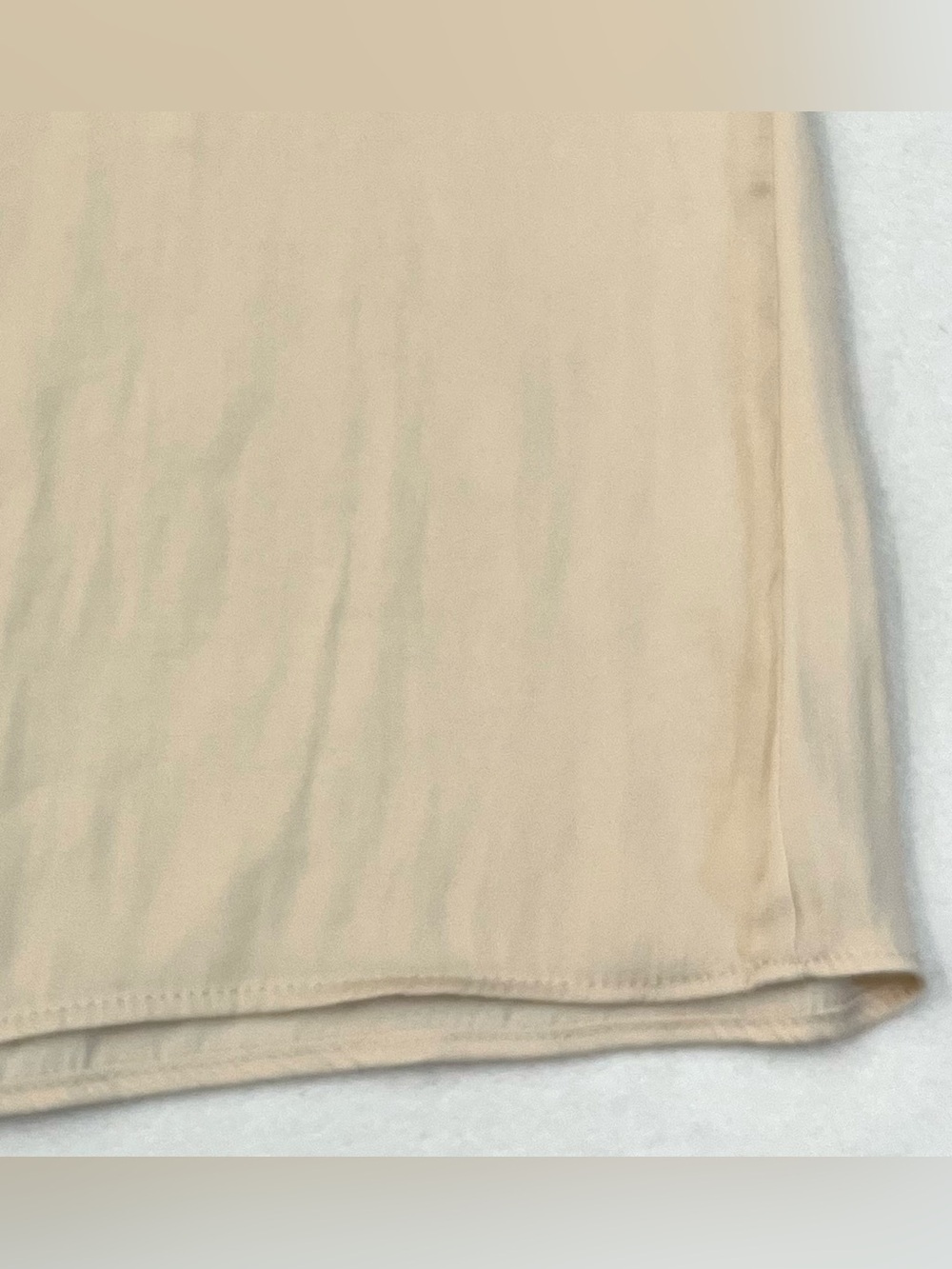 Nine West Short Sleeve Shirt Cream Colored Rolled Cuff Women’s Top Size Medium - Picture 16 of 16